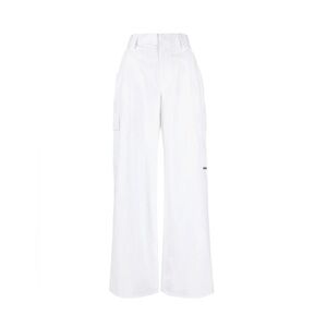 Alexander Wang Women’s High Waisted Cotton Cargo Pants White Size 0 / XS